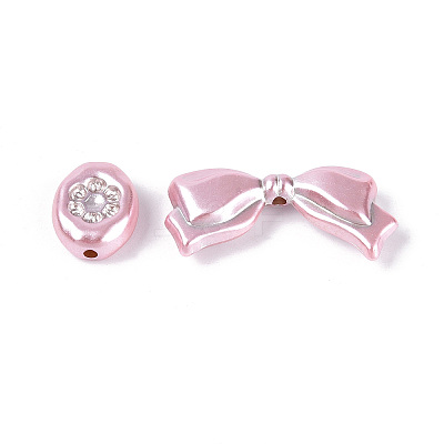 Pearlized Opaque Acrylic Beads OACR-T029-04C-1