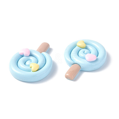 Opaque Resin Cabochons CRES-P023-03E-1