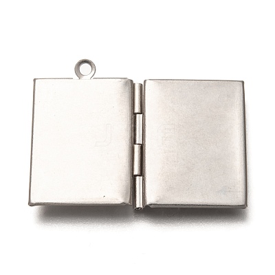 Non-Tarnish 316 Stainless Steel Locket Pendants STAS-P267-01P-1