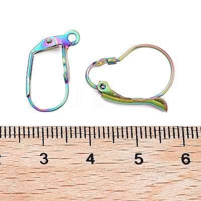 Stainless Steel Leverback Earring Findings STAS-XCP0001-79-1