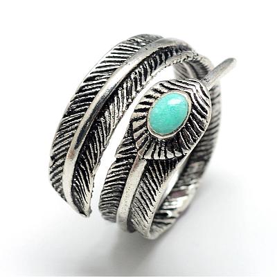 Enamel Adjustable Alloy Finger Rings RJEW-S038-008-1
