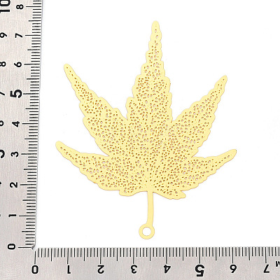 Brass Filigree Big Pendants KKC-T003-20G-1