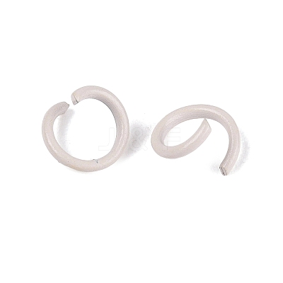 Spray Painted Iron Open Jump Rings IFIN-T017-04C-19-1