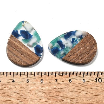 Resin and Walnut Pendants FIND-R051-04C-1