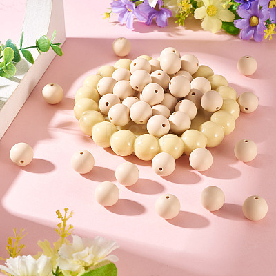50Pcs Food Grade Eco-Friendly Silicone Beads SIL-TADJ0001-03F-1
