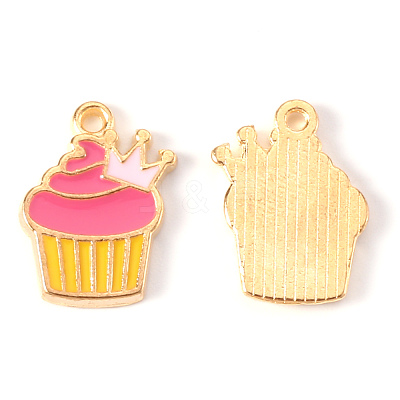 Alloy Enamel Pendants X-ENAM-N054-35B-RS-1