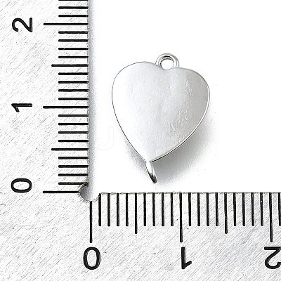 Brass Bowknot Heart Links KK-K400-49P-02-1