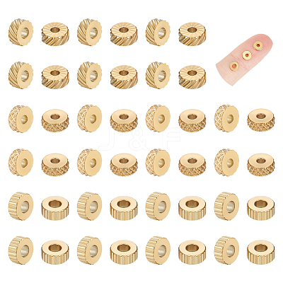 60Pcs 3 Styles 304 Stainless Steel Beads STAS-UN0044-59-1