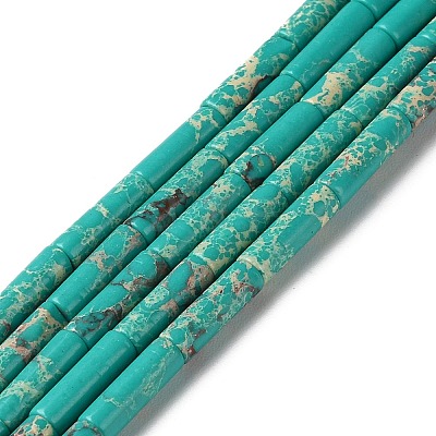 Synthetic Imperial Jasper Dyed Beads Strands X-G-D077-B01-04-1