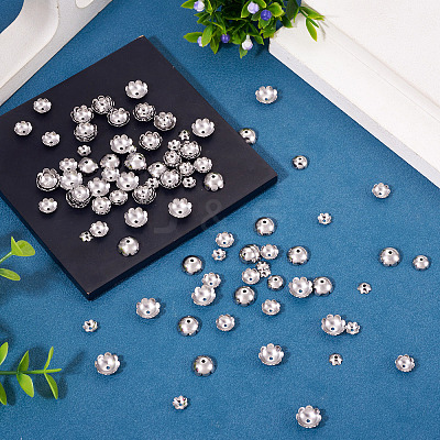 360Pcs 3 Styles 316 Stainless Steel Spacer Beads STAS-TA0005-35-1