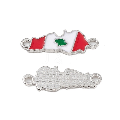 Alloy Enamel Connector Charms FIND-C019-37P-1