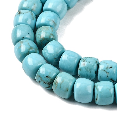 Natural Magnesite Beads Strands G-P598-C01-01A-1