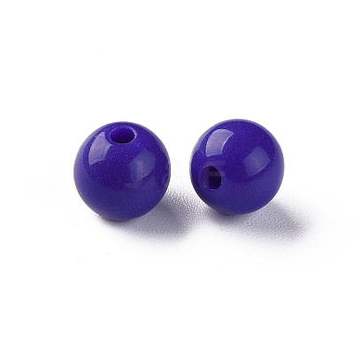 Opaque Acrylic Beads X-MACR-S370-C8mm-A36-1