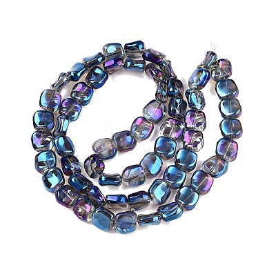 Electroplate Glass Beads Strands EGLA-N012-07X-1