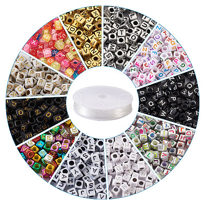 DIY Children's Day Gift Stretch Bracelets Kits DIY-CW0001-02-1