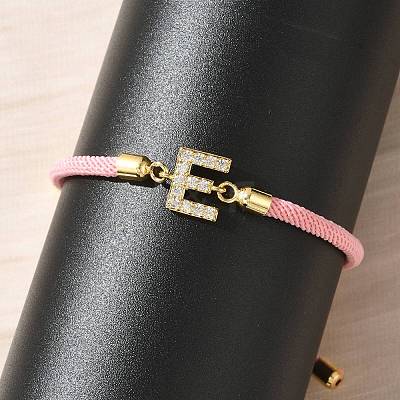 Adjustable Nylon Cord Bracelets X-BJEW-C096-01G-05-1
