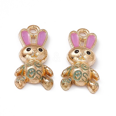 Alloy Enamel Pendants ENAM-C006-06G-07-1