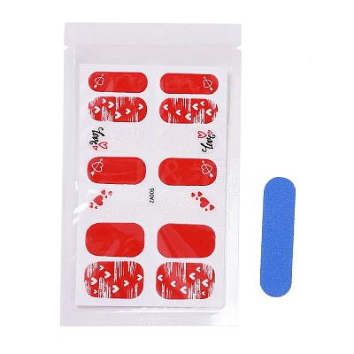 Fruit Floral Leopard Print Full Wrap Nail Polish Stickers MRMJ-T078-ZA-M1-1