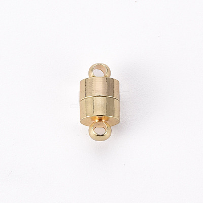 Brass Magnetic Clasps with Loops KK-Q765-007-NF-1