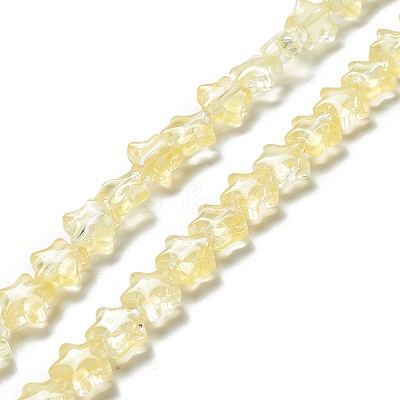 Transparent Glass Beads Strand X1-GLAA-F112-02D-1
