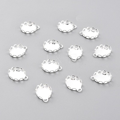304 Stainless Steel Charms Cabochon Settings STAS-Y001-11S-1