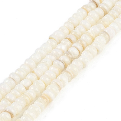 Natural Freshwater Shell Beads Strands BSHE-H109-07-1