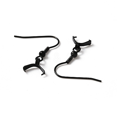 304 Stainless Steel Earring Hooks X-STAS-WH0035-14EB-1