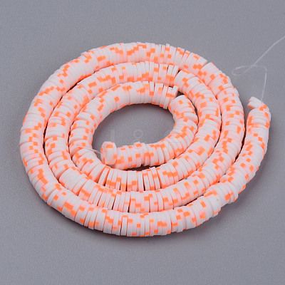 Handmade Polymer Clay Beads Strands CLAY-N008-010C-1