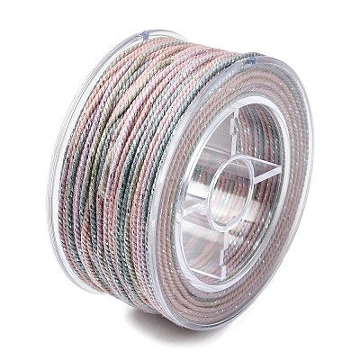 30M Segment Dyed Cotton & Metallic String Threads OCOR-F018-01E-1