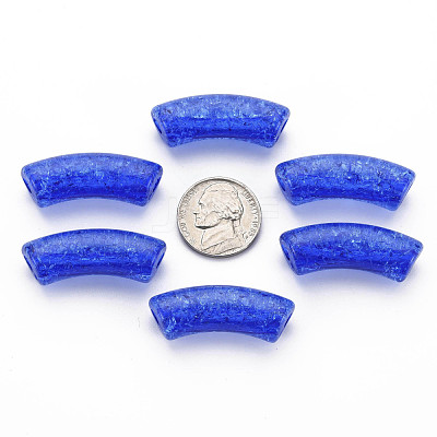 Transparent Crackle Acrylic Beads CACR-S009-001B-N86-1