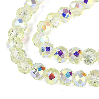 Transparent Glass Beads Strands EGLA-N016-4mm-07-1