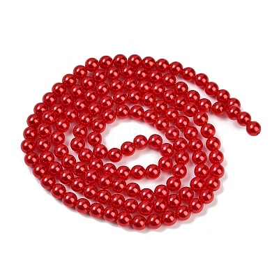 ABS Plastic Imitation Pearl Round Beads MACR-S789-8mm-14-1