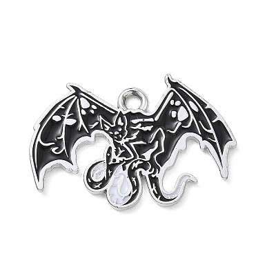 Halloween Alloy Enamel Pendants AL-CBA492B-01J-P-1