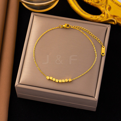Stainless Steel Alloy Charm Anklets WG33B59-02-1