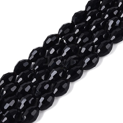 Opaque Solid Color Glass Beads Strands GLAA-N071-01A-C12-1