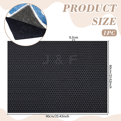 Felt & TPR Anti-slip Carpet Mat AJEW-WH0816-427B-1