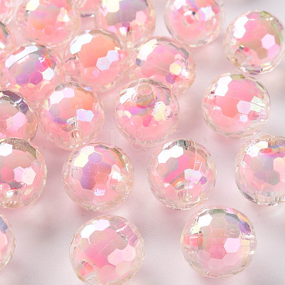Transparent Acrylic Beads TACR-S152-14B-A01-1