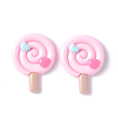 Opaque Resin Cabochons CRES-P023-03C-1