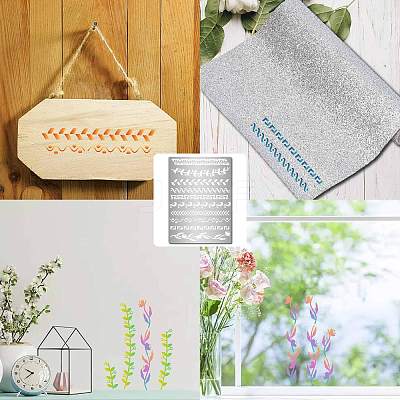 Stainless Steel Metal Cutting Dies Stencils DIY-WH0289-101-1