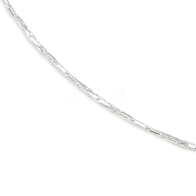 Brass Chain Necklaces NJEW-D077-S-1