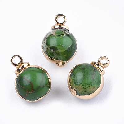 Natural Regalite/Imperial Jasper/Sea Sediment Jasper Charms X-G-T111-11D-1