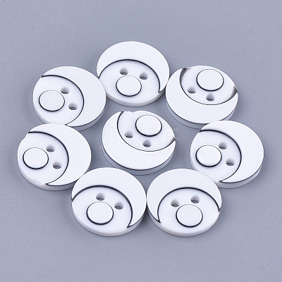 Resin Buttons BUTT-Q041-06A-08-1