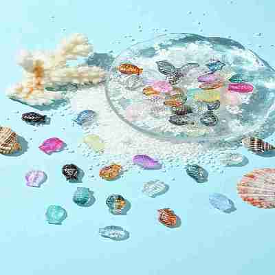 50Pcs 25 Styles Handmade Electroplate Glass Beads EGLA-YW0003-15-1
