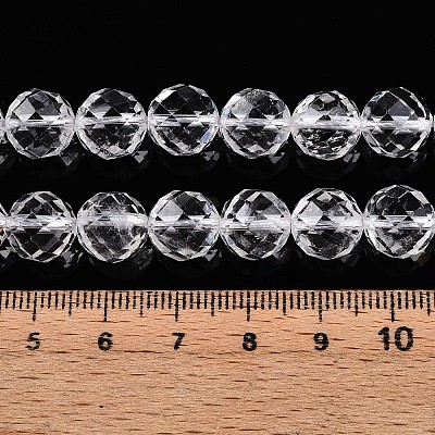 Natural Quartz Crystal Beads Strands G-S345-10mm-35-1