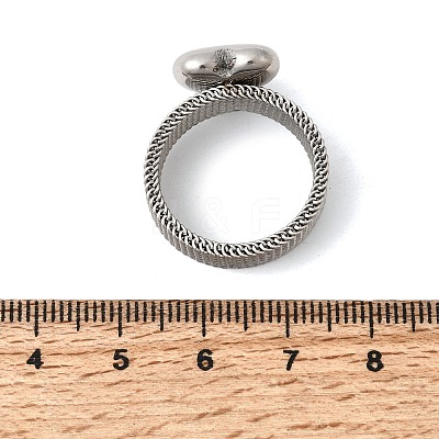 304 Stainless Steel Finger Rings for Women RJEW-K258-11P-1