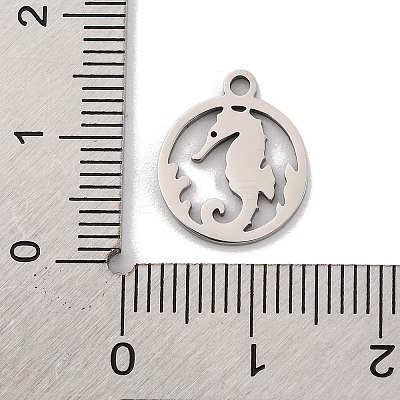 Non-Tarnish 201 Stainless Steel Charms STAS-U016-06P-02-1