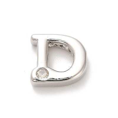 Rack Plating Brass Cubic Zirconia Beads KK-L210-008P-D-1