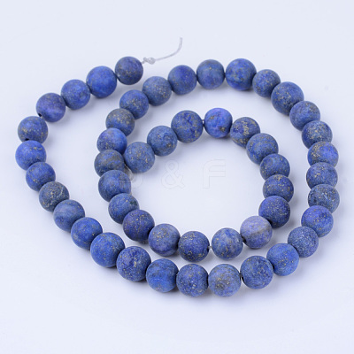 Natural Lapis Lazuli Beads Strands X-G-Q462-6mm-19-1