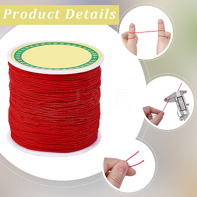1 Roll Braided Nylon Cord NWIR-CY0001-02A-1