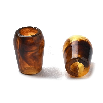 Two Tone Acrylic Beads OACR-S042-03D-1